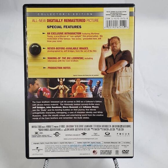 The Big Lebowski (Collector’s Edition) DVD Jeff Bridges John Goodman - Picture 3 of 3